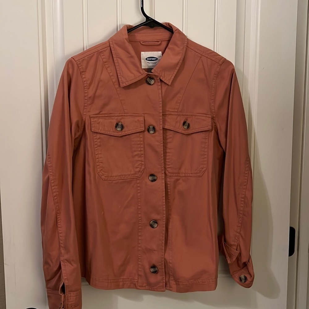 Old Navy Blush Utility Jacket Size S